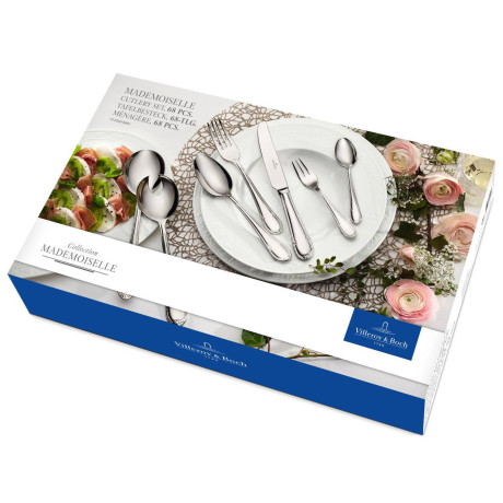 Villeroy & Boch Bestekset Mademoiselle - RVS - 68-delig / 12 personen afbeelding3 - 1