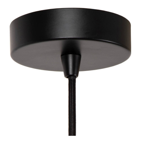 Lucide DANZA - Hanglamp - Ø 25 cm - 1xE27 - Zwart afbeelding3 - 1