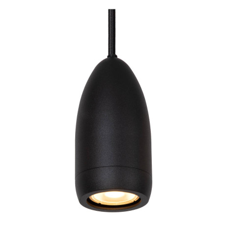 Lucide EVORA - Hanglamp - Ø 10 cm - 1xGU10 - Zwart afbeelding3 - 1