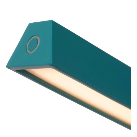 Lucide LAVALE - Leeslamp - LED Dimb. - 1x3W 2700K - Turkoois afbeelding3 - 1