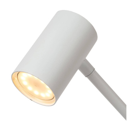 Lucide TIPIK - Oplaadbare Tafellamp - Accu/Batterij - LED Dimb. - 1x3W 2700K - 3 StepDim - Wit afbeelding3 - 1