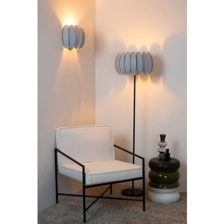 Lucide SPENCER - Wandlamp - 1xE27 - Grijs afbeelding3 - 1