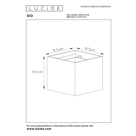 Lucide XIO - Wandlamp - LED Dimb. - G9 - 1x4W 2700K - Verstelbare stralingshoek - Grijs afbeelding3 - 1