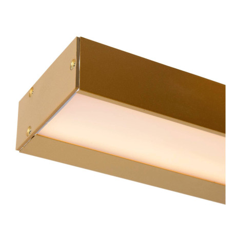 Lucide ALEXA - Wandlamp Badkamer - LED - 1x8W 3000K - IP44 - Mat Goud / Messing afbeelding3 - 1