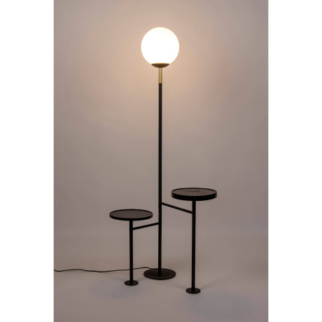 Zuiver Zuiver Orion Vloerlamp/ Staande lamp met bijzettafel - Zwart Orion Vloerlamp/ Staande lamp met bijzettafel afbeelding3 - 1