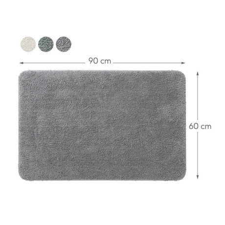 Sealskin polyester cosima badmat grijs (90x60 cm) afbeelding3 - 1