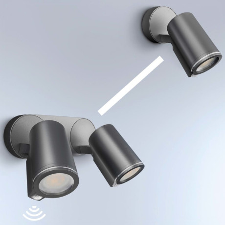 Steinel Tuinspotlight met sensor Spot Duo Sensor zwart afbeelding3 - 1