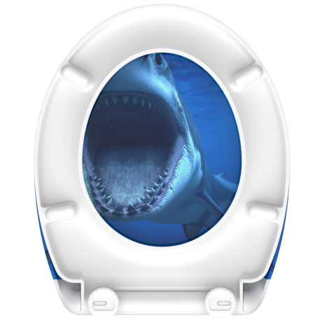 SCHÜTTE Toiletbril met soft-close quick-release SHARK afbeelding3 - 1