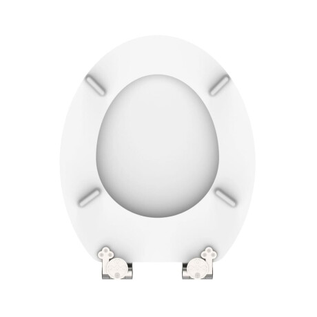 SCHÜTTE Toiletbril WHITE kernhout afbeelding3 - 1