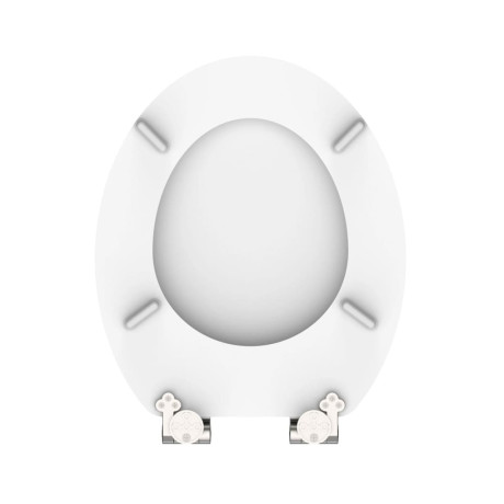 SCHÜTTE Toiletbril WHITE kernhout afbeelding3 - 1