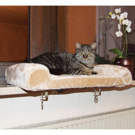 Kerbl Kattenmand voor de vensterbank 36x56 cm beige 82656 afbeelding3 - 1