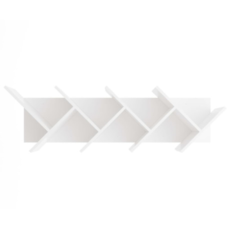 FMD Boekenplank zwevend geometrisch wit afbeelding3 - 1