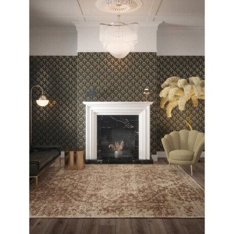 DUTCH WALLCOVERINGS Behang Palm Palace zwart en goudkleurig afbeelding3 - 1