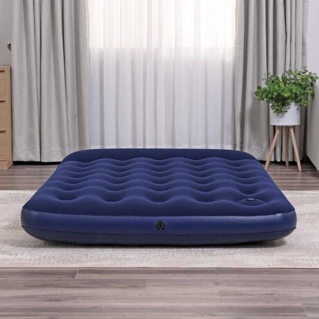 Best Way Luchtbed Blauw 191 x 137 x 28 cm Kunststof afbeelding3 - 1