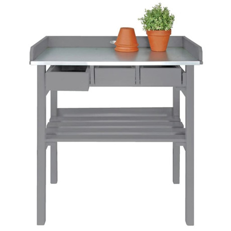 Esschert Design tuinwerktafel grijs CF29G afbeelding3 - 1