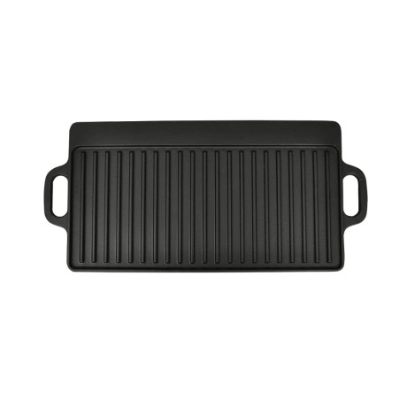 vidaXL Grillplaat dubbelzijdig 50x23 cm gietijzer afbeelding3 - 1