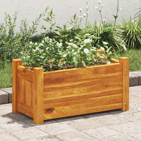 vidaXL Plantenbak verhoogd 50x25x25 cm acaciahout afbeelding3 - 1
