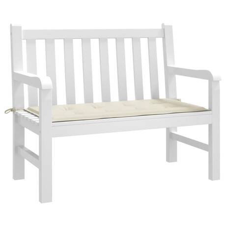 vidaXL Tuinbankkussen 100x50x4 cm oxford stof crèmekleurig afbeelding3 - 1