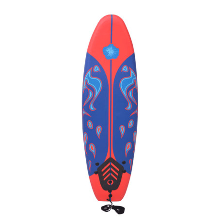 vidaXL Surfplank 170 cm blauw en rood afbeelding3 - 1