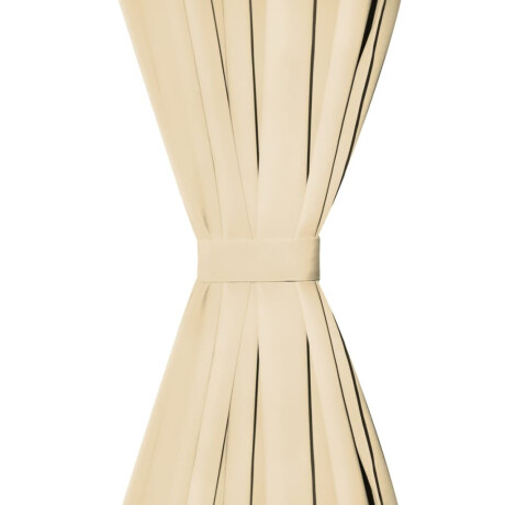 vidaXL Micro-satijnen gordijnen met lussen 140x225 cm beige 2 st afbeelding3 - 1