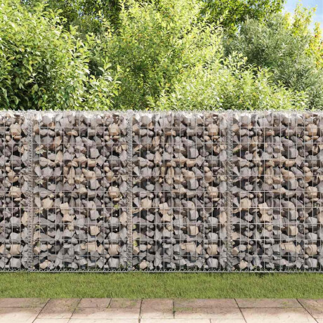 vidaXL Gabion mand 200x30x100 cm gegalvaniseerd staal afbeelding3 - 1