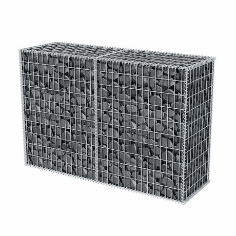 vidaXL Gabion mand 150x50x100 cm gegalvaniseerd staal afbeelding3 - 1