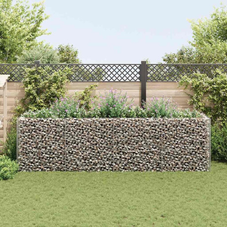 vidaXL Gabion plantenbak verhoogd 360x90x100 cm staal afbeelding3 - 1