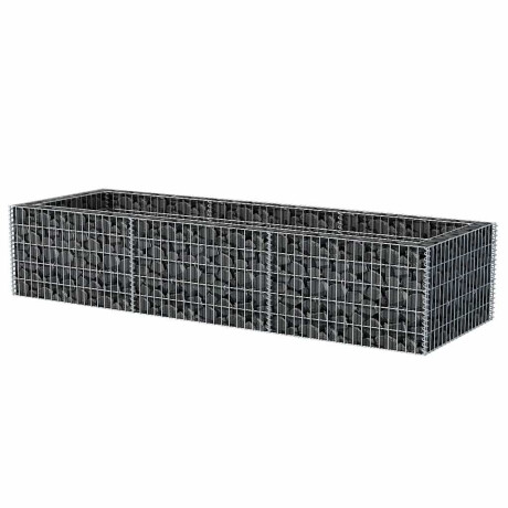 vidaXL Gabion plantenbak verhoogd 270x90x50 cm staal afbeelding3 - 1