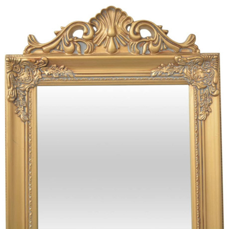 vidaXL Vrijstaande spiegel Barok 160x40cm goud afbeelding3 - 1