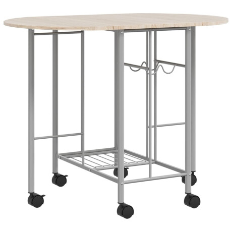 vidaXL Eetkamerset opvouwbaar 5-dlg MDF afbeelding3 - 1