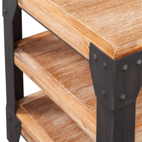 vidaXL Tv-meubel 140x40x45 cm massief acaciahout afbeelding3 - 1