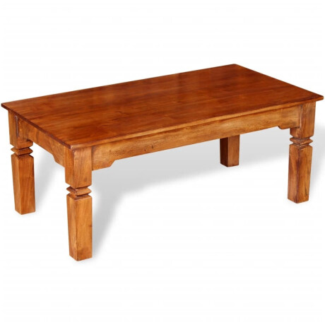 vidaXL Salontafel 110x60x45 cm massief hout afbeelding3 - 1