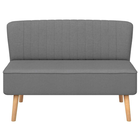 vidaXL Bank 117x55,5x77 cm stof lichtgrijs afbeelding3 - 1