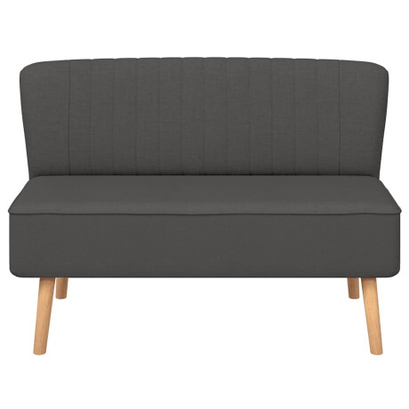 vidaXL Bank 117x55,5x77 cm stof donkergrijs afbeelding3 - 1