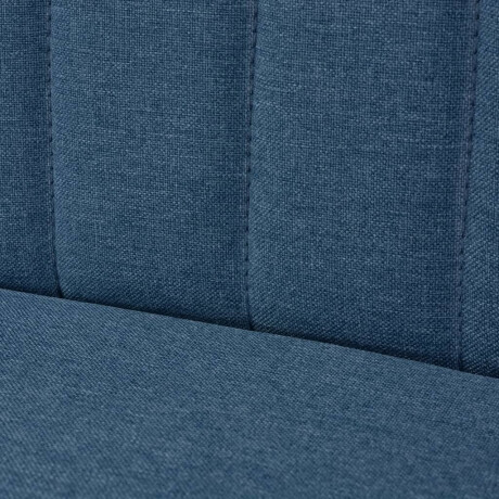 vidaXL Bank 117x55,5x77 cm stof blauw afbeelding3 - 1