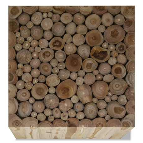 vidaXL Salontafel 50x50x35 cm echt teakhout afbeelding3 - 1