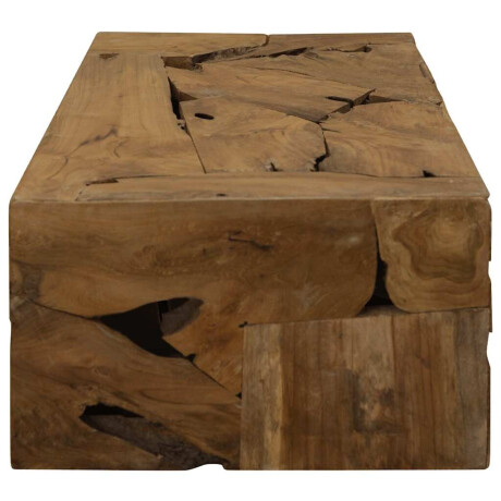 vidaXL Salontafel 90x50x30 cm echt teakhout bruin afbeelding3 - 1
