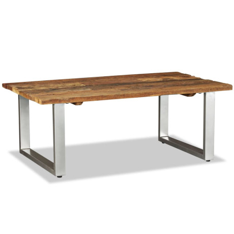 vidaXL Salontafel 100x60x38 cm massief gerecycled hout afbeelding3 - 1