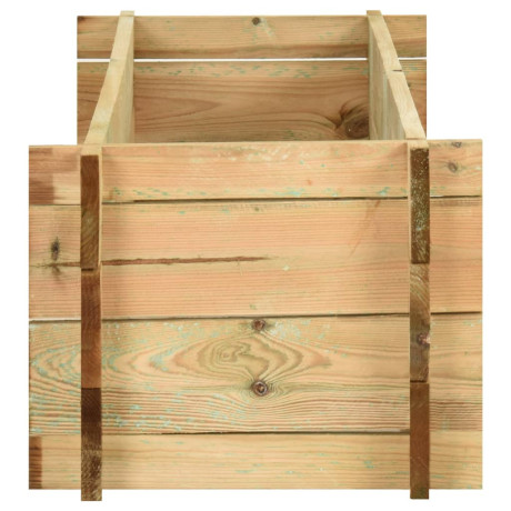 vidaXL Plantenbak 120 cm geïmpregneerd grenenhout afbeelding3 - 1
