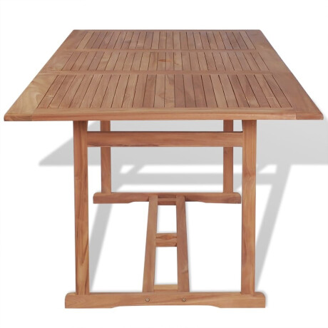 vidaXL Tuintafel 180x90x75 cm massief teakhout afbeelding3 - 1