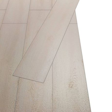 vidaXL Vloerplanken niet-zelfklevend 5,26 m² 2 mm PVC wit eikenkleurig afbeelding3 - 1