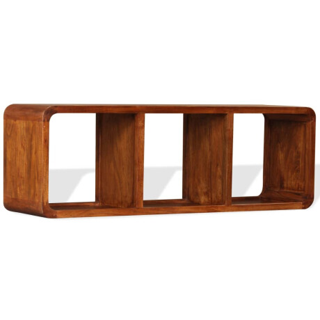 vidaXL Tv-meubel 120x30x40 cm massief hout met honingafwerking afbeelding3 - 1