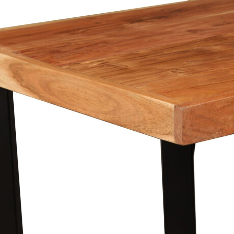 vidaXL Bartafel 60x60x107 cm massief acaciahout afbeelding3 - 1