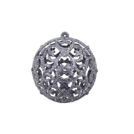 vidaXL 100-delige Kerstballenset 3/4/6 cm wit/grijs afbeelding3 - 1