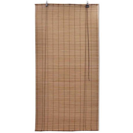 vidaXL Rolgordijn 150x160 cm bamboe bruin afbeelding3 - 1