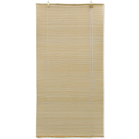 vidaXL Rolgordijn 140x220 cm bamboe naturel afbeelding3 - 1