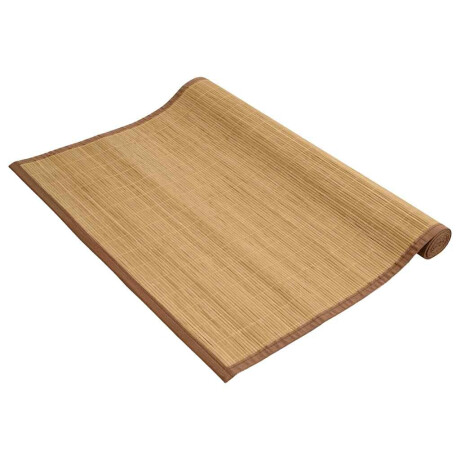 vidaXL Tapijt 100x160 cm bamboe bruin afbeelding3 - 1