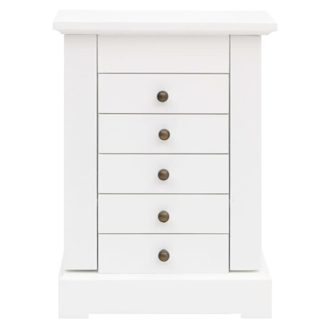 vidaXL Sieradenkastje met spiegel 25x13,5x34 cm MDF afbeelding3 - 1