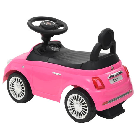 vidaXL Loopauto Fiat 500 roze afbeelding3 - 1