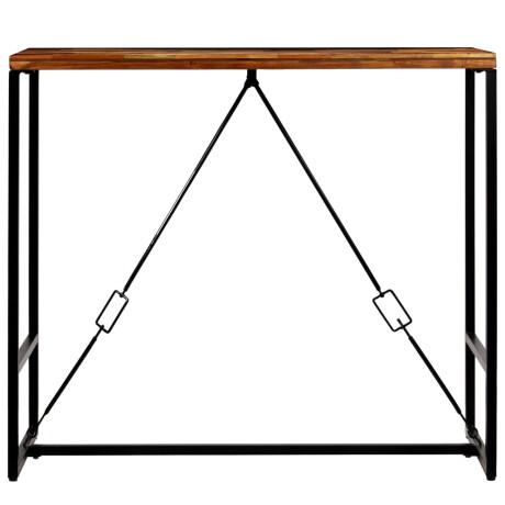 vidaXL Bartafel 120x60x106 cm massief gerecycled hout afbeelding3 - 1